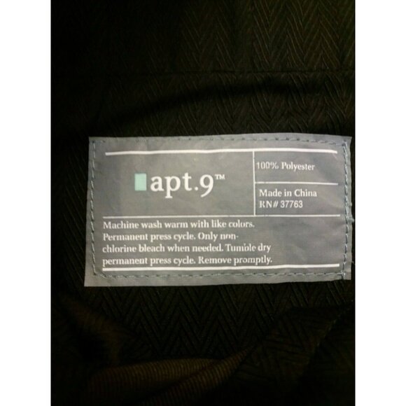 NWT APT 9 Size 8 Herringbone Pants Modern Fit 29"x30" Slacks Gray - Picture 7 of 9